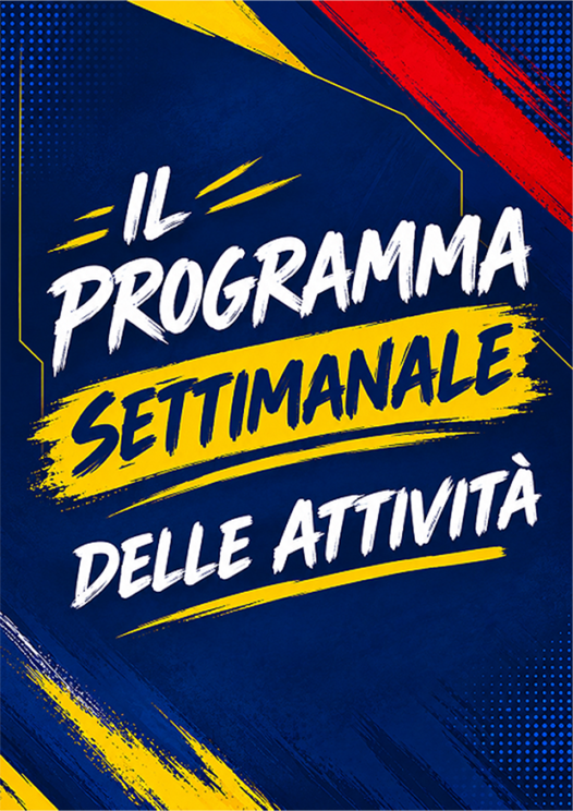 programma attivita’ settimanale